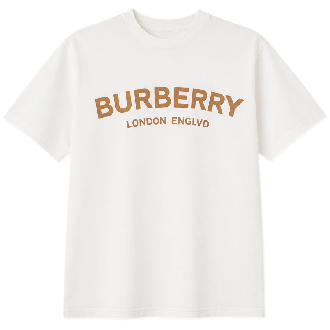BURBERRY ELLISON TEE WHITE by BURBERRY
