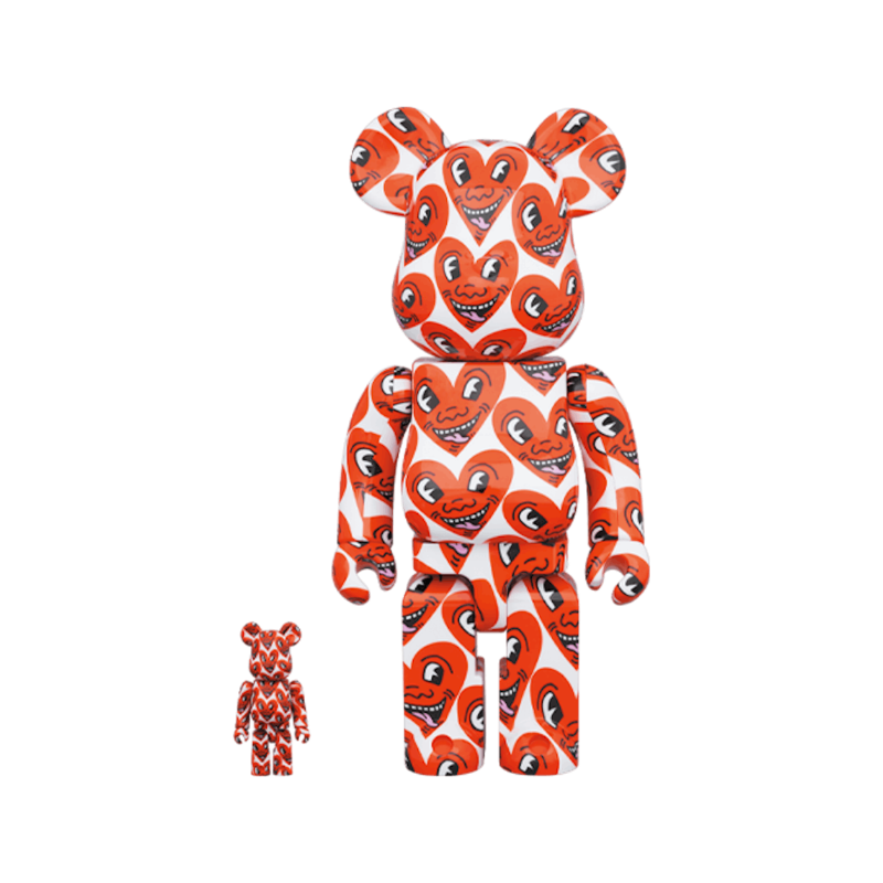 Bearbrick KEITH HARING #6 100% & 400% Set by BEARBRICK