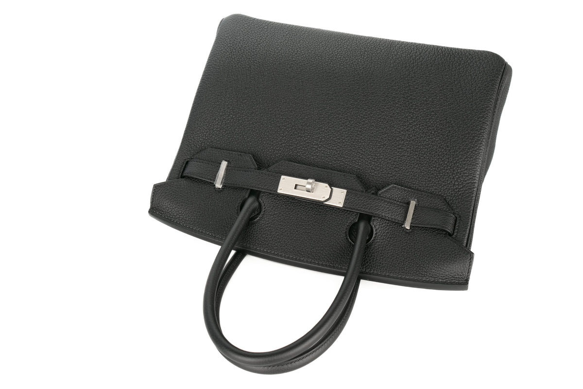 Hermès Birkin 30 Noir / Black Togo Brushed Palladium Hardware - view 8