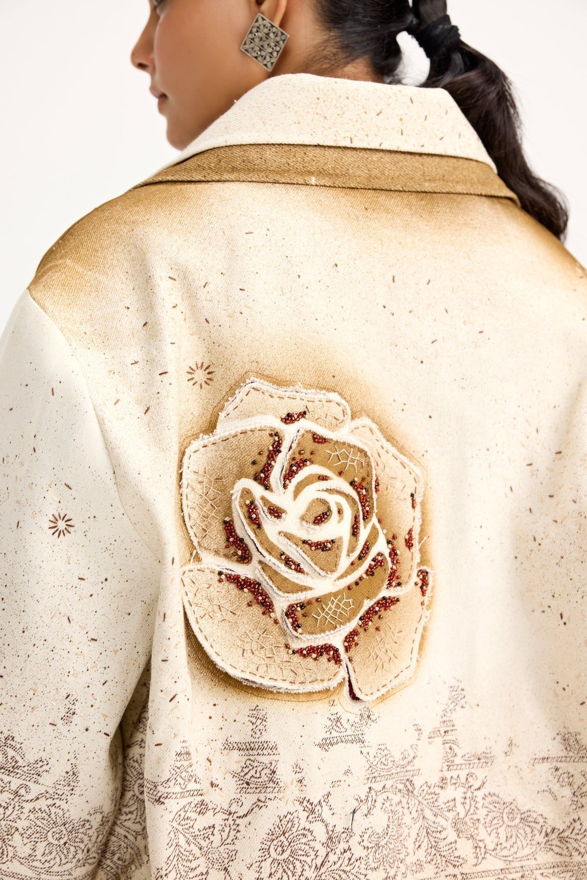 Burning Flower Handmade - Jacket by FARAK