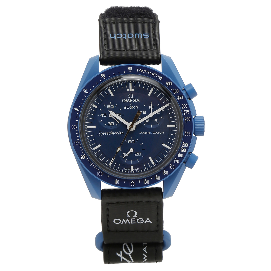 Swatch x Omega Bioceramic Moonswatch Mission to Neptune by Omega