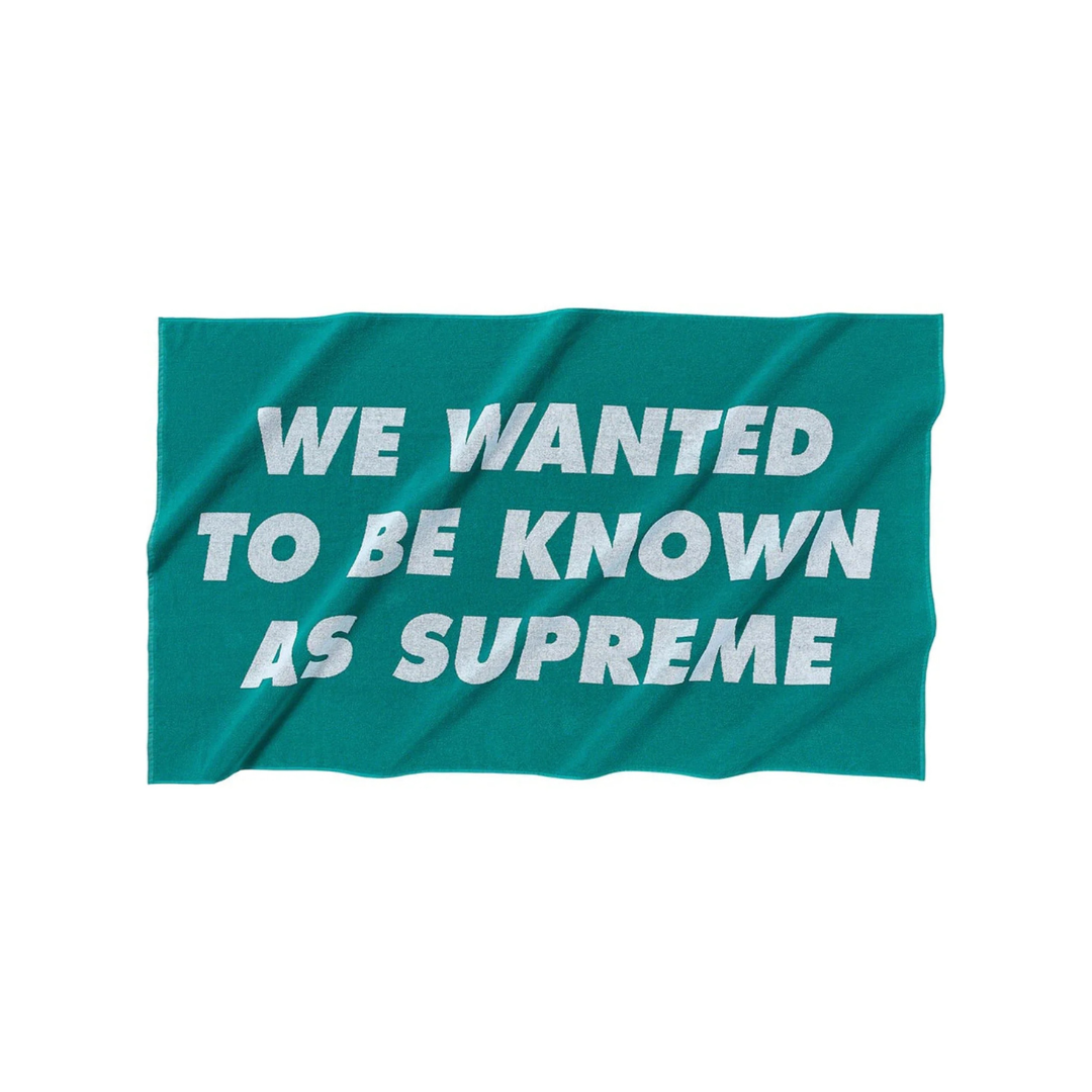 Supreme Known As Towel Dark Aqua by SUPREME