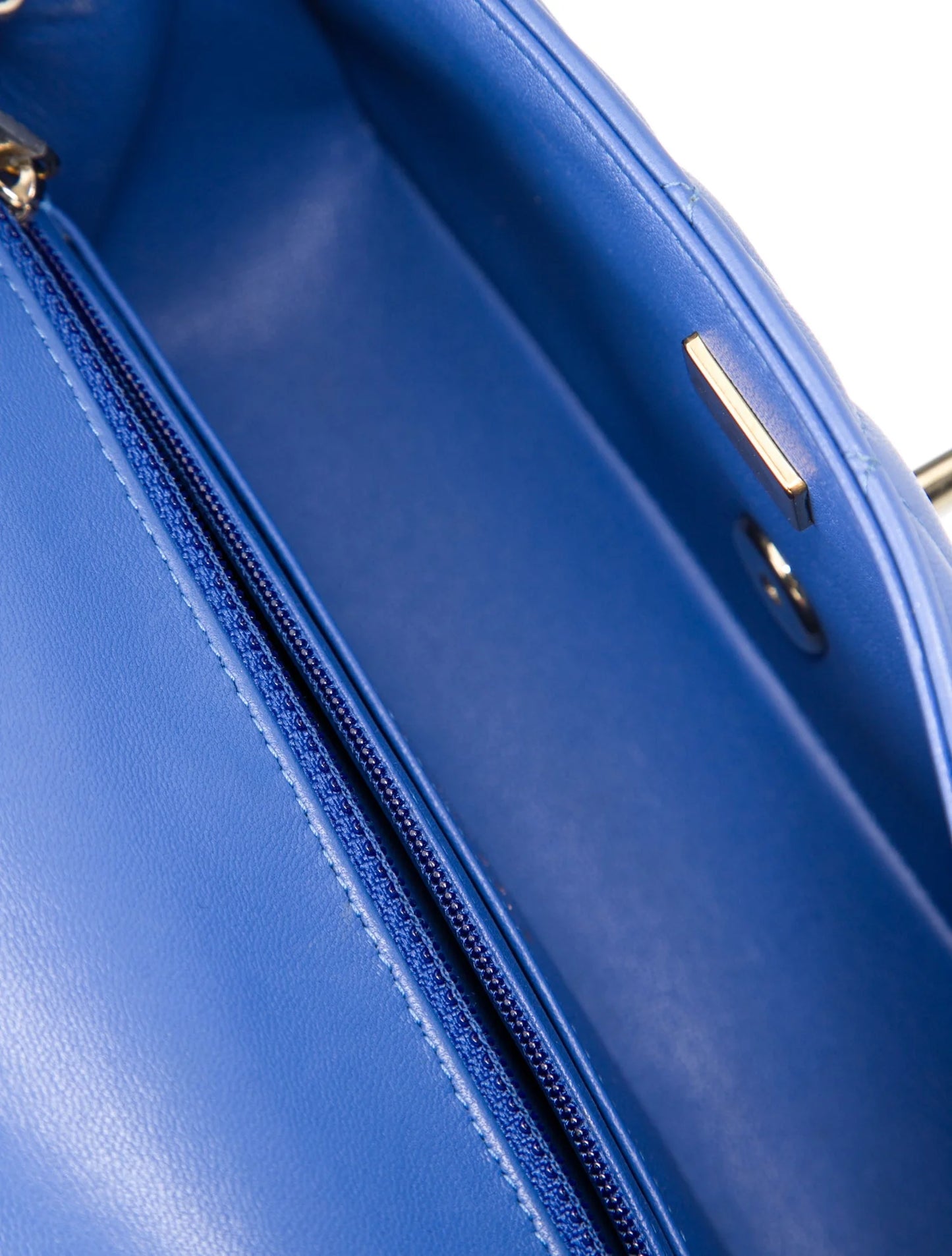 Chanel 2024 Hollywood Charms Rectangular Mini Flap Bag – Blue Leather