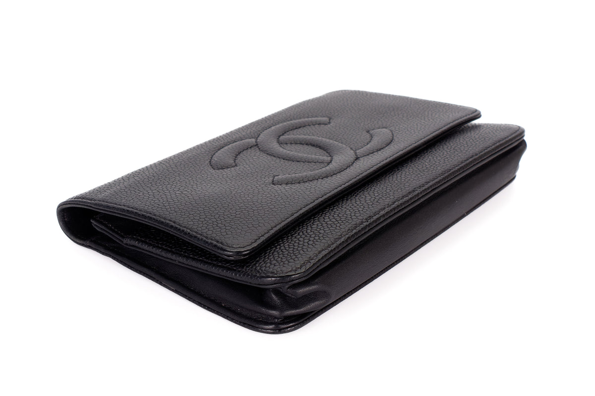 Chanel Wallet On Chain Cc Timeless Black Caviar - view 11