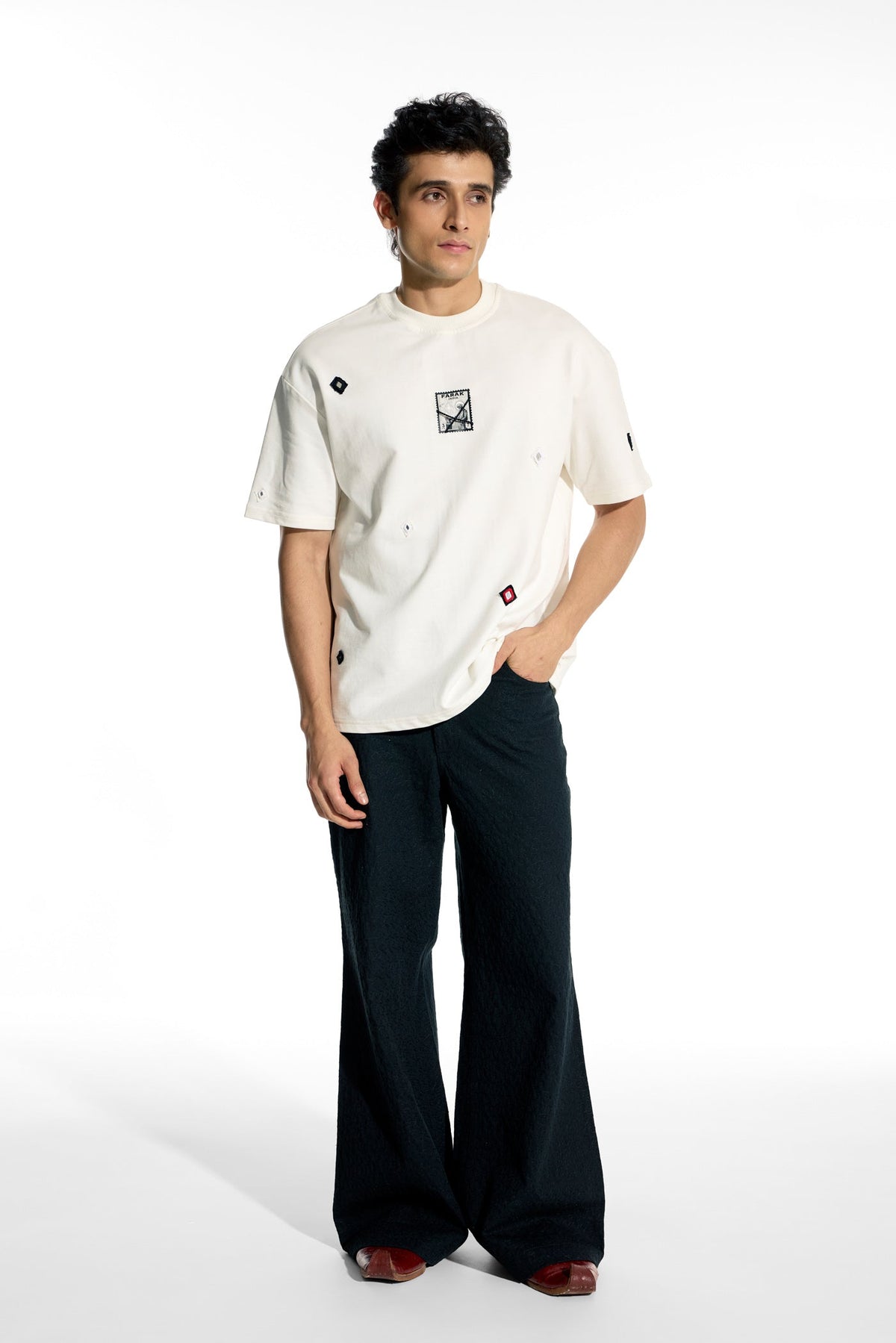 Mirror White T-shirt by FARAK