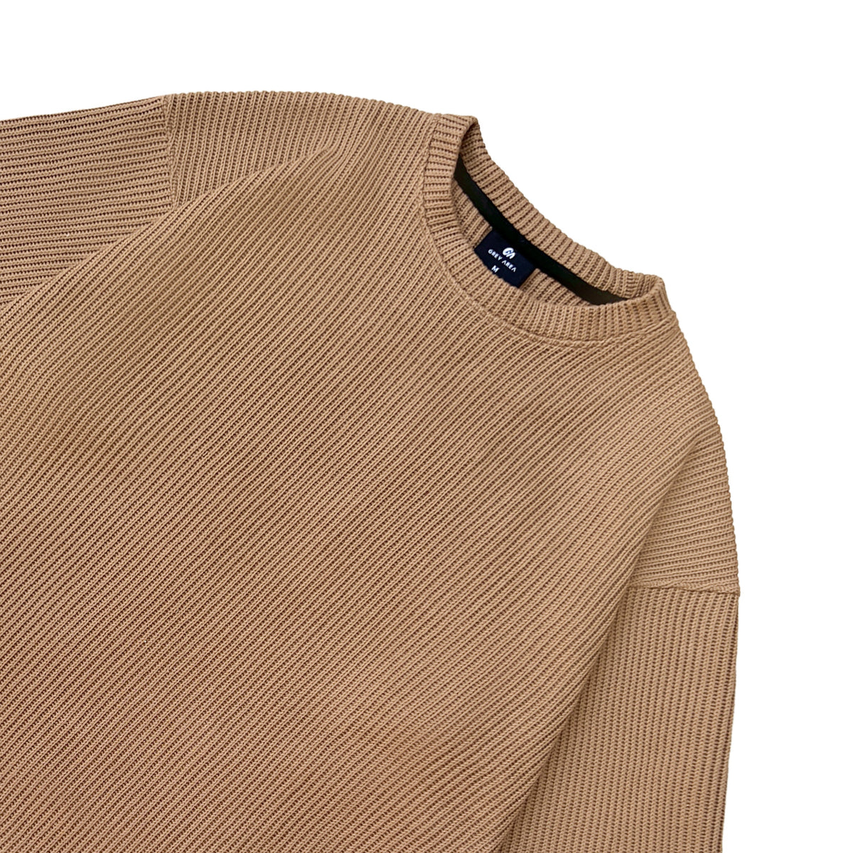 CO-ORD IN SWEATER KNIT FABRIC (BROWN) by GREY AREA