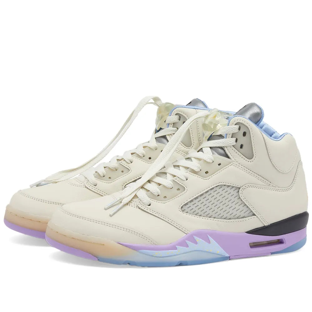Air Jordans 5 Retro Sailwashed Yellow Violet Star Dj Khaled