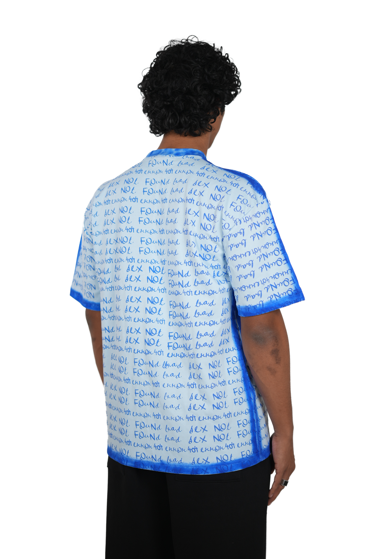 Error 404 Spray Tshirt by oddnoteven