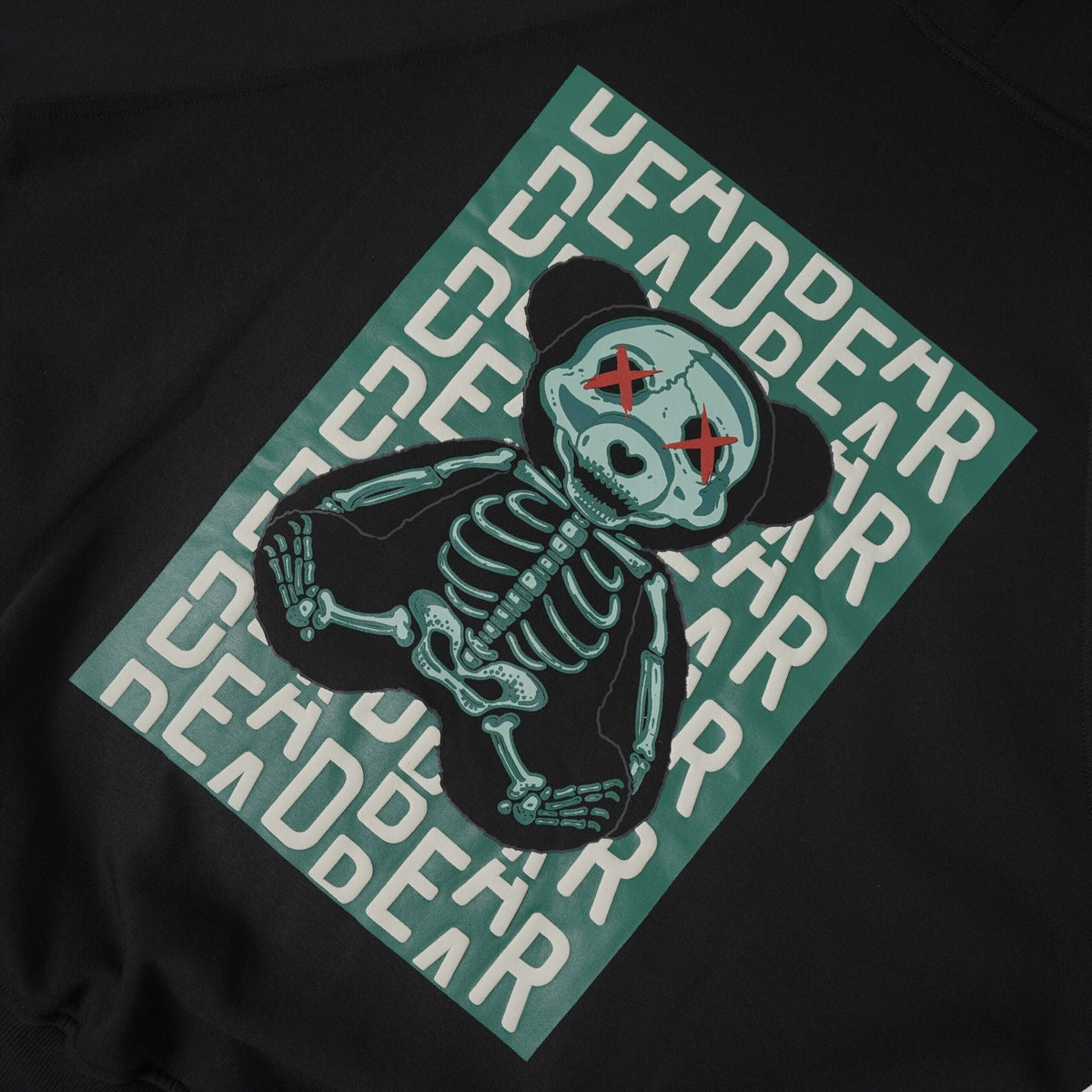Skeleton Hoodie Black by DEADBEAR