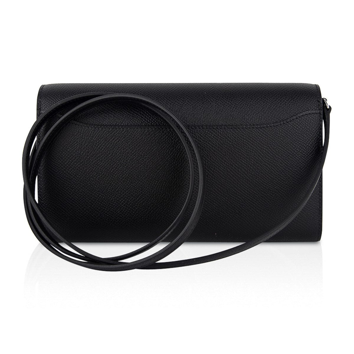 Hermès Constance Long To Go Wallet – Black Epsom with Palladium Hardware