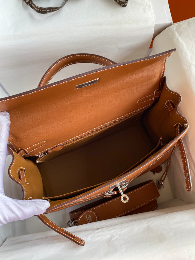 Hermès Kelly Lakis 32 – Gold Epsom Leather with Palladium Hardware (2020)