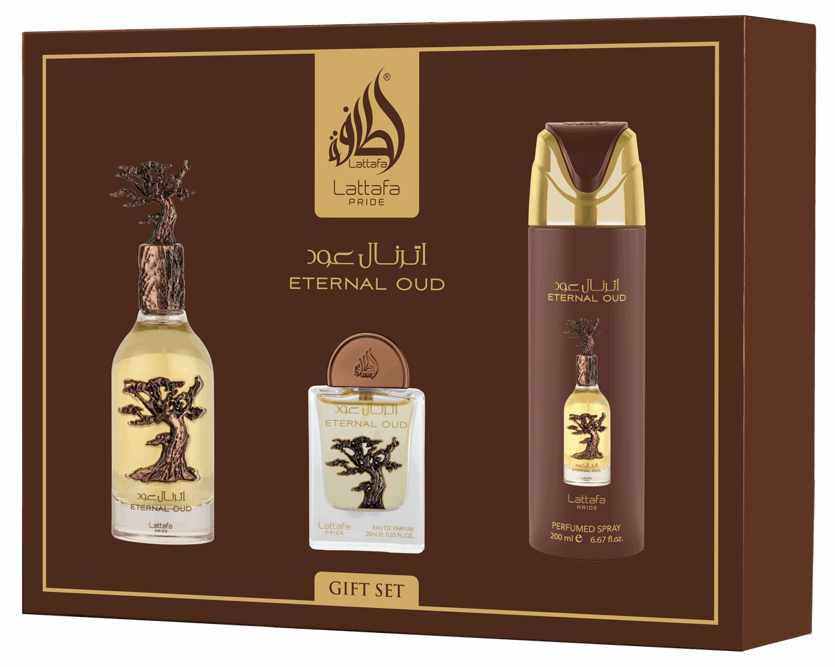 Lattafa Eternal Oud 3-Piece Gift Set official product image