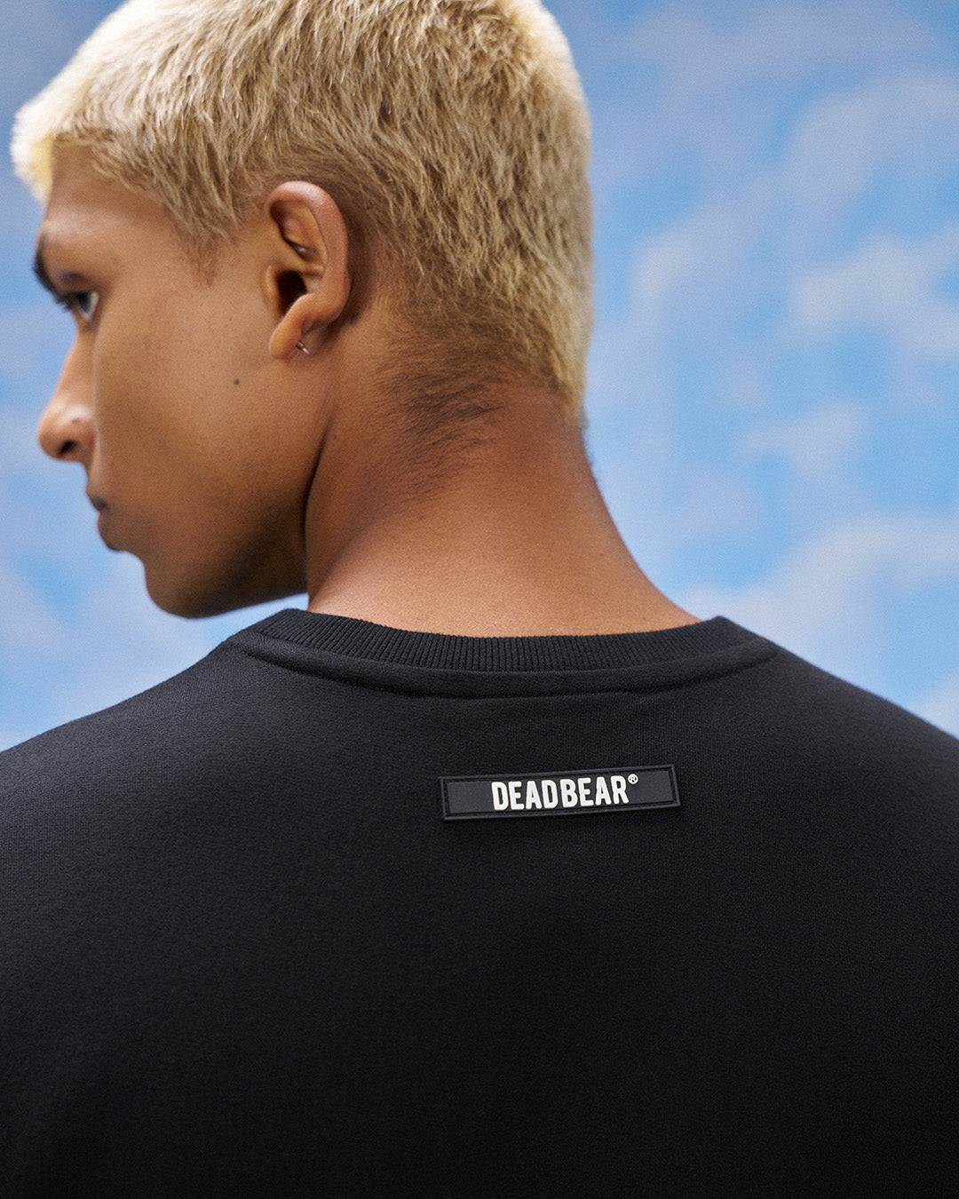 Scribbled Logo Tee Black by DEADBEAR