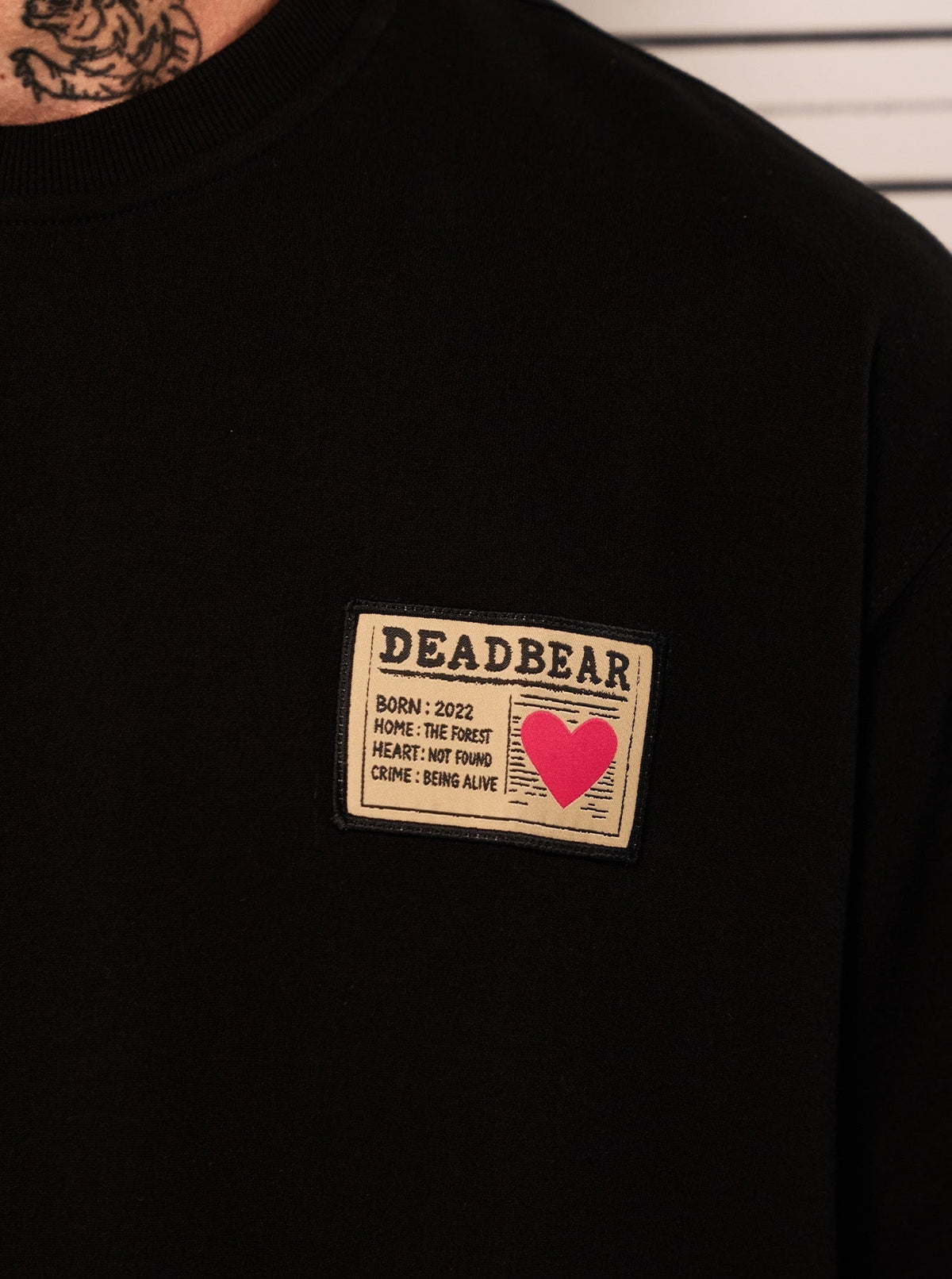 Mugshot Tee Black by DEADBEAR