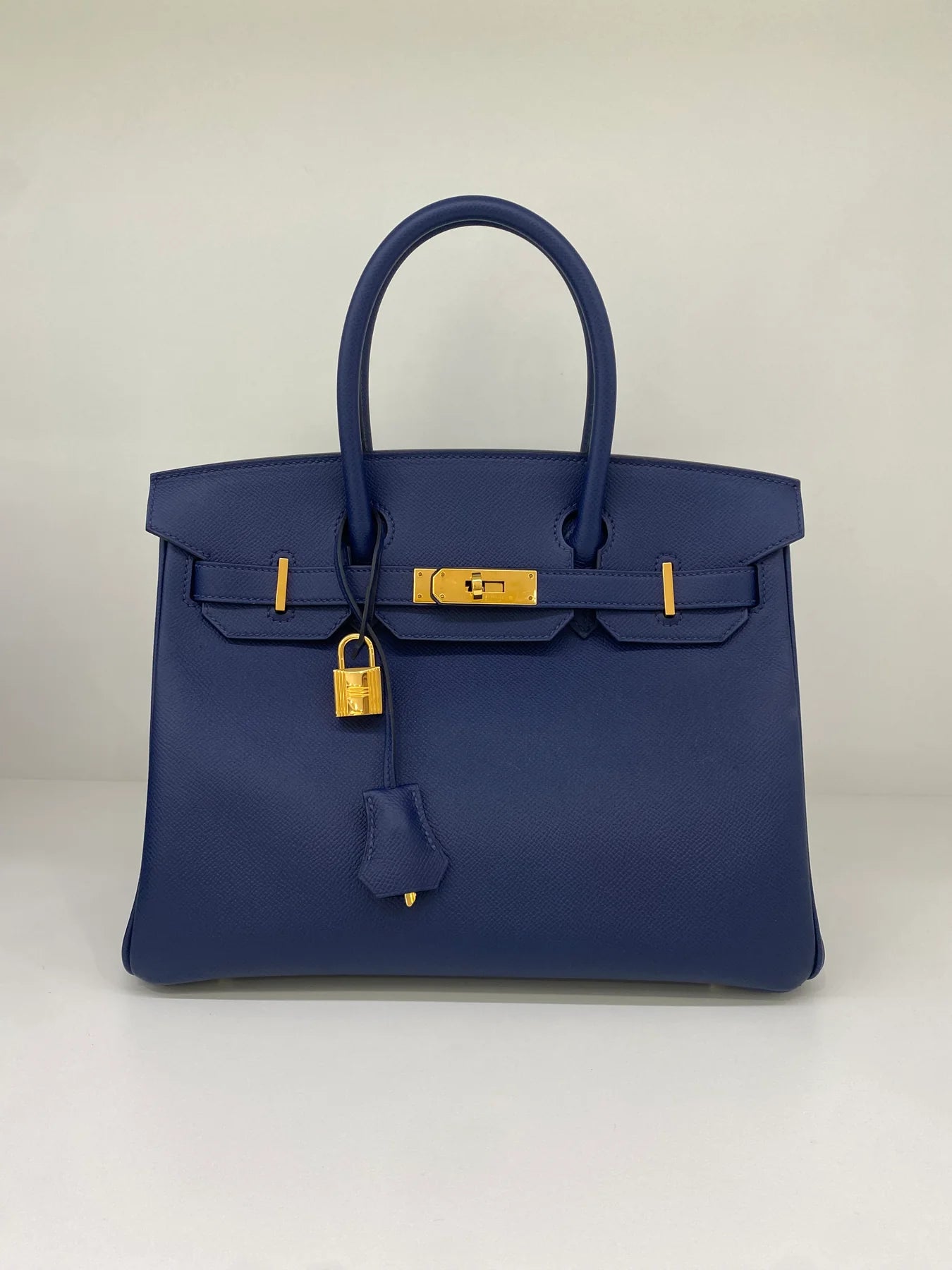 Hermès Birkin 30 Epsom – Blue Saphir with Gold Hardware (GHW)