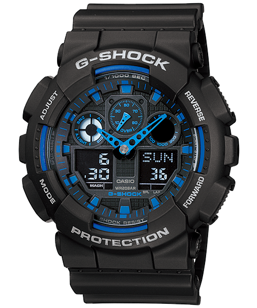 G-Shock Analog-Digital GA-100 Series (GA-100-1A2)