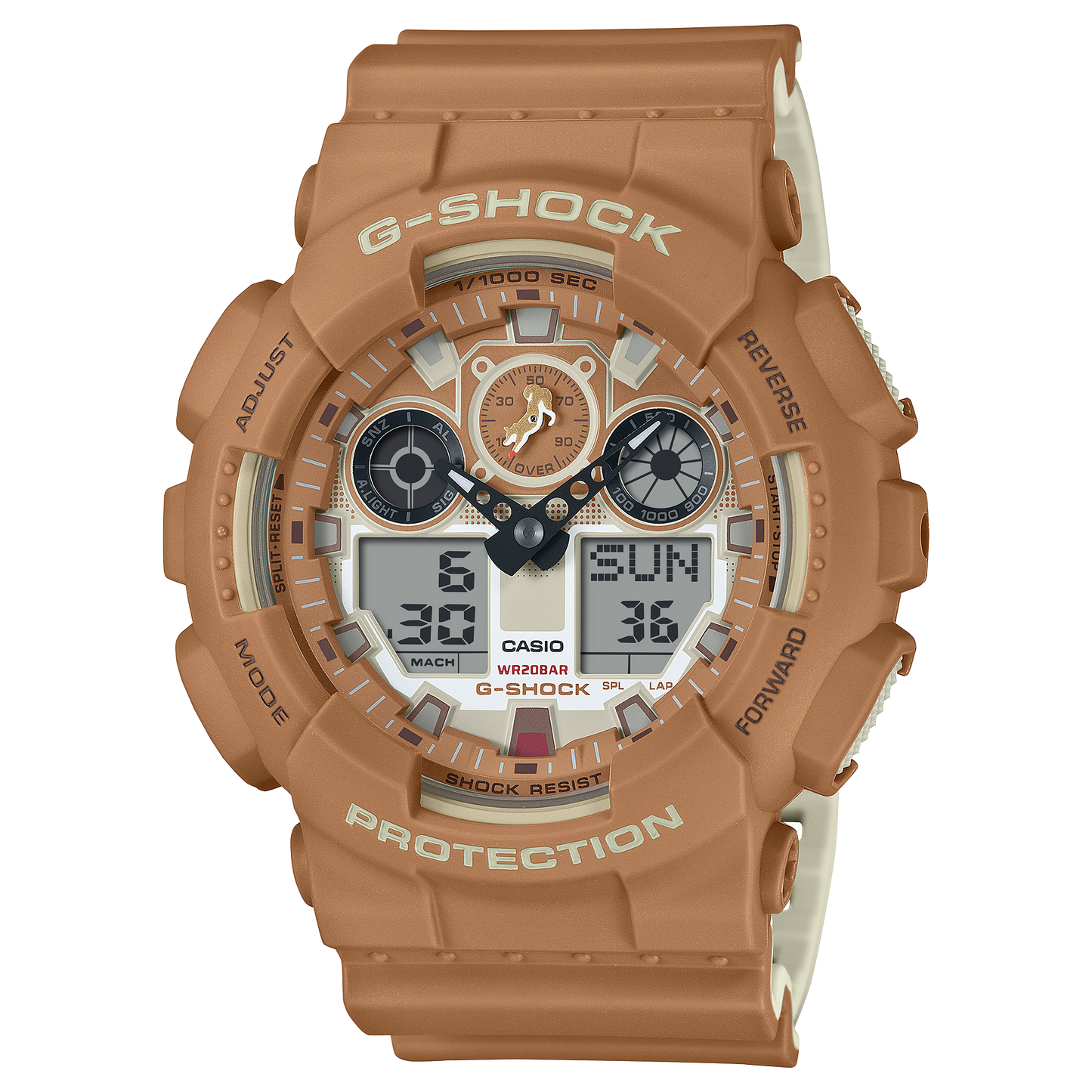 G-Shock Analog-Digital GA-100 Series (GA-100SHB-5A)