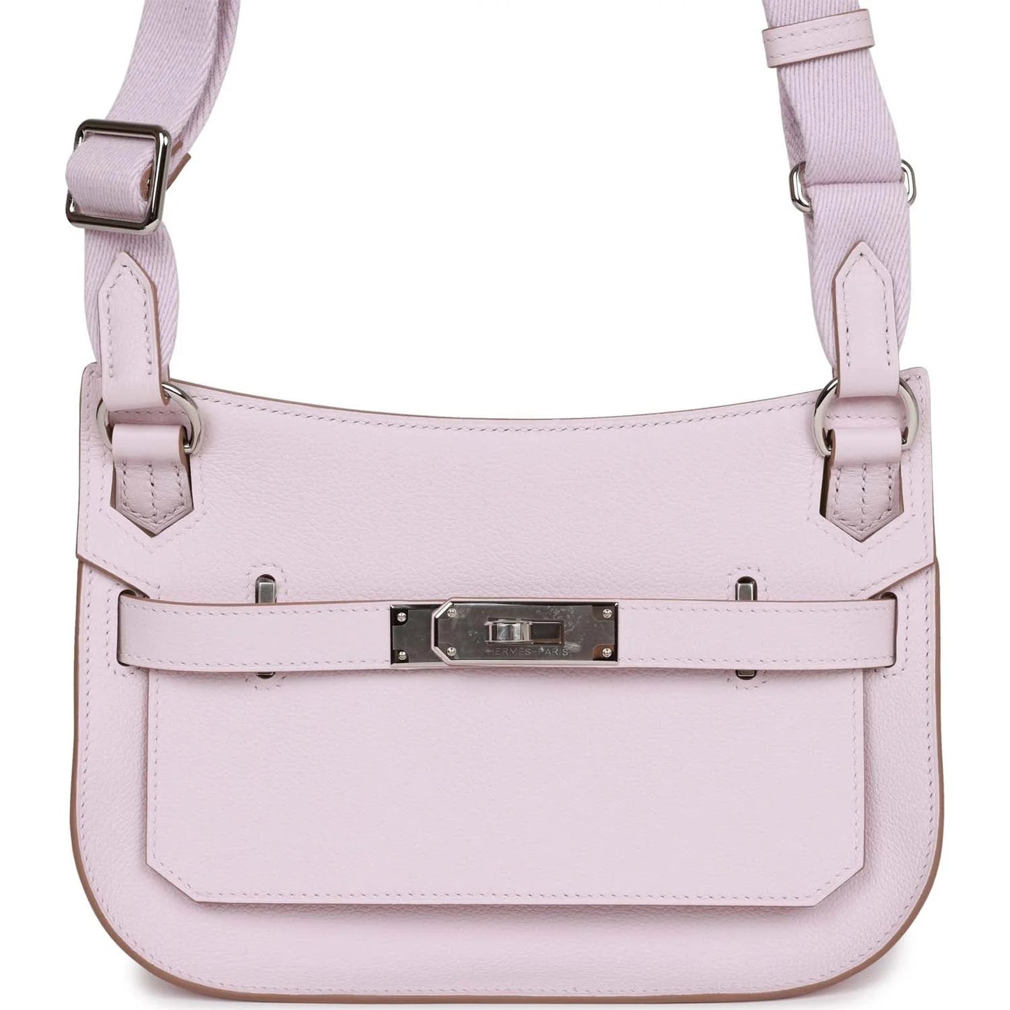 Hermès Jypsière Mini — Mauve Pale Evercolor Leather Palladium Hardware