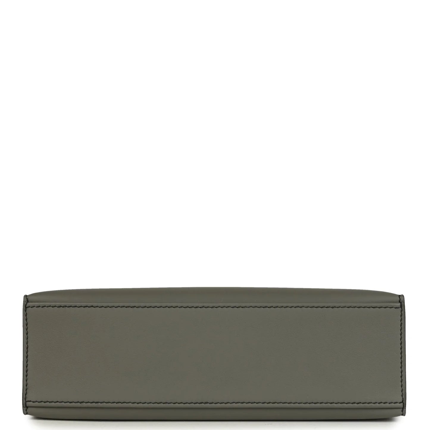 Hermès Special Order (HSS) Kelly Pochette – Gris Meyer Verso Swift Leather with Gold Hardware (2025 K Stamp) - Zeuskicks