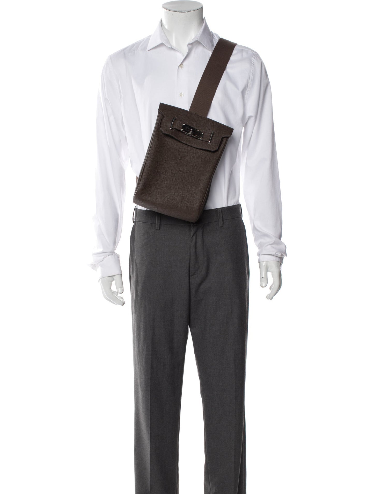 Hermès Backpack – Vert Gris Togo Leather Palladium Hardware
