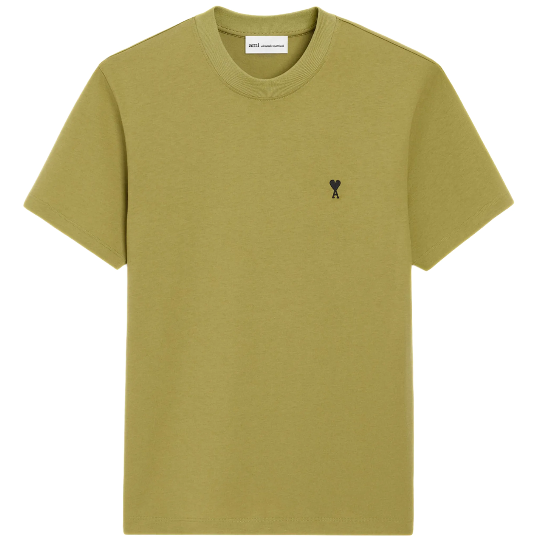 AMI PARIS CREW NECK LOGO TEE Matcha Green by AMIRI Apparel
