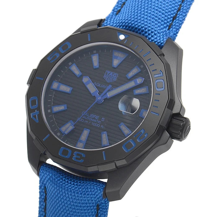 Tag Heuer Aquaracer Calibre 5 Titanium Blue Dial