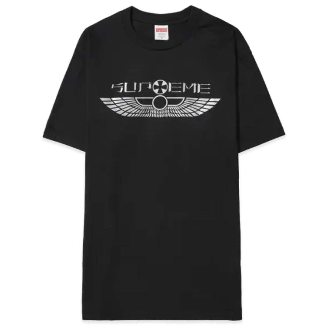 SUPREME WINGS TEE BLACK by SUPREME