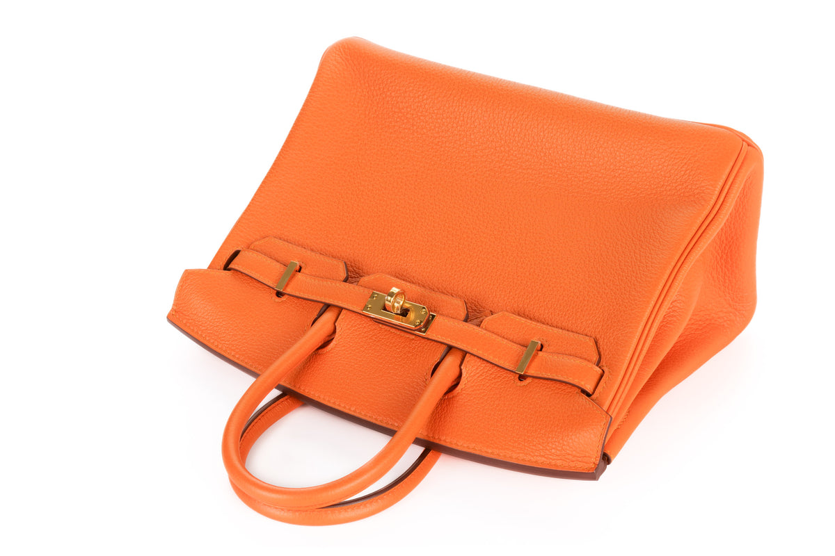 Hermès Birkin 25 Apricot Togo Gold Hardware - view 8