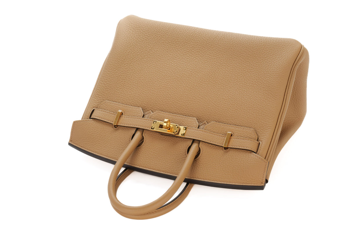 Hermès Birkin 25 Chai Togo Gold Hardware - view 8