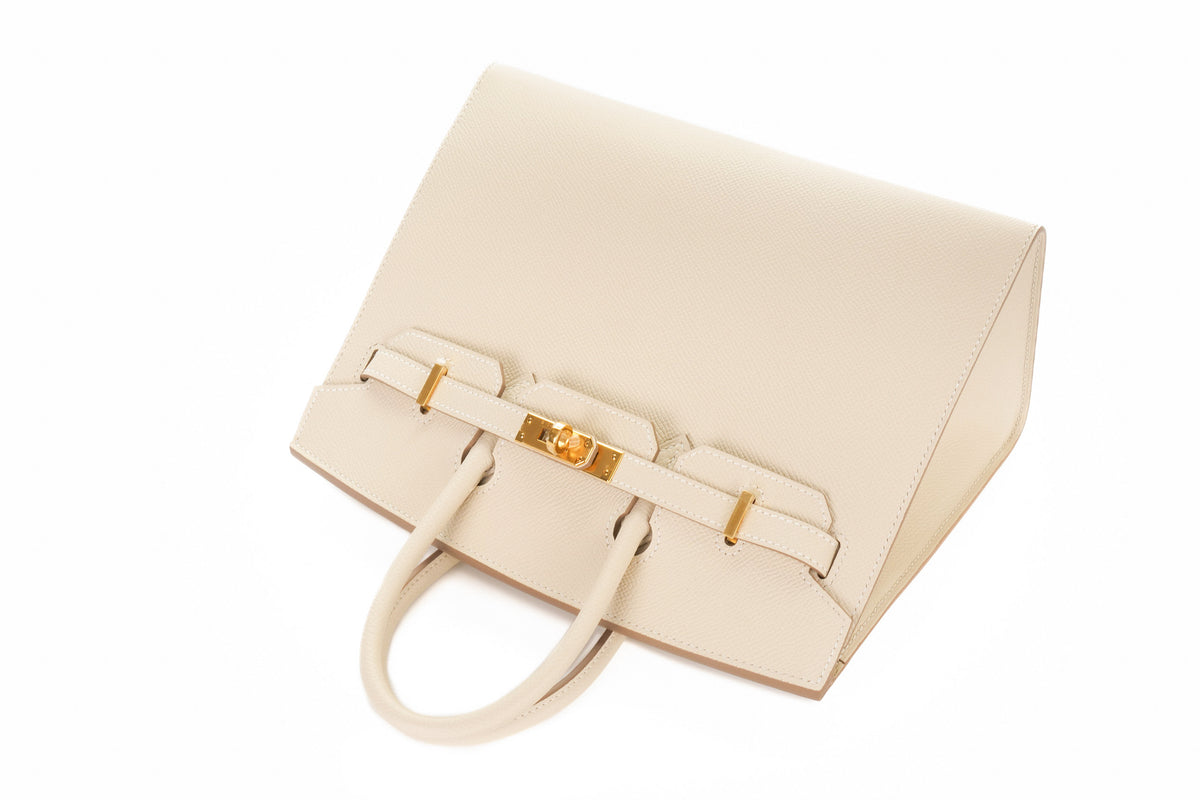 Hermès Birkin 25 Craie Epsom Sellier Gold Hardware - view 8