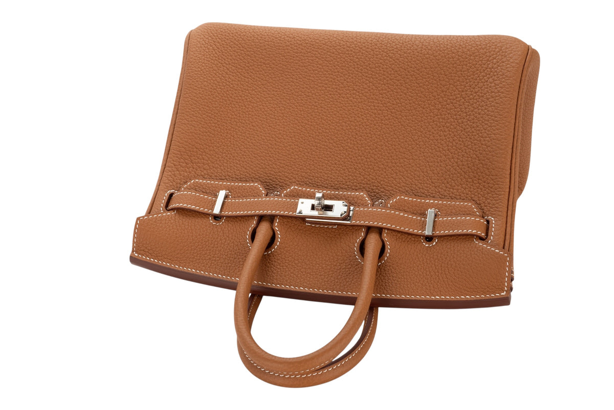 Hermès Birkin 25 Gold Togo Palladium Hardware - view 8
