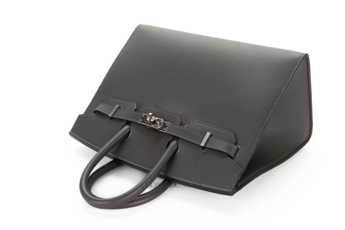 Hermès Birkin 25 Graphite Madame Palladium Hardware - view 8