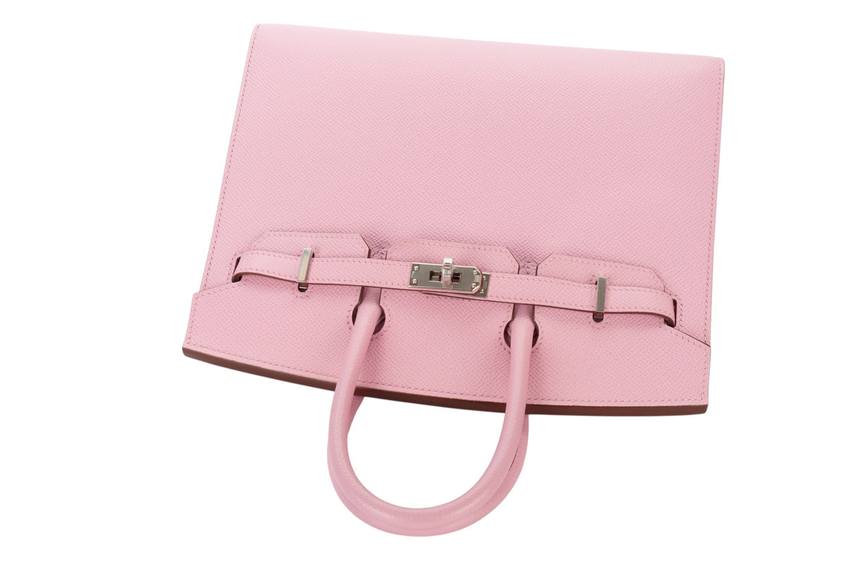 Hermès Birkin 25 Mauve Sylvester Epsom Sellier Palladium Hardware - view 8