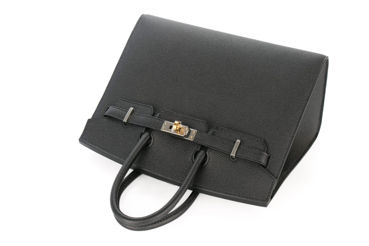 Hermès Birkin 25 Noir / Black Epsom - view 8