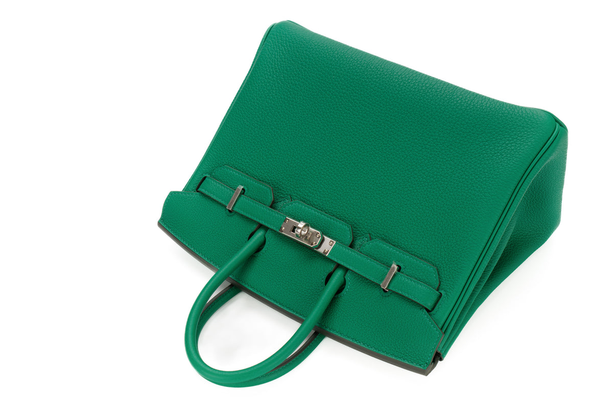 Hermès Birkin 25 Vert Vertigo Togo Palladium Hardware - view 8