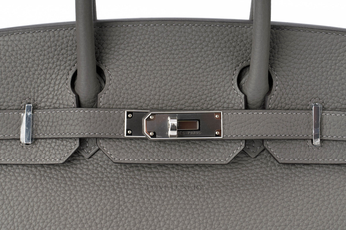 Hermès Birkin 30 Gris Meyer Clemence - view 7
