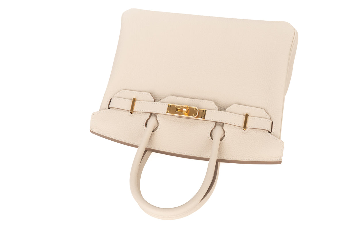 Hermès Birkin 30 Craie Togo Gold Hardware - view 8