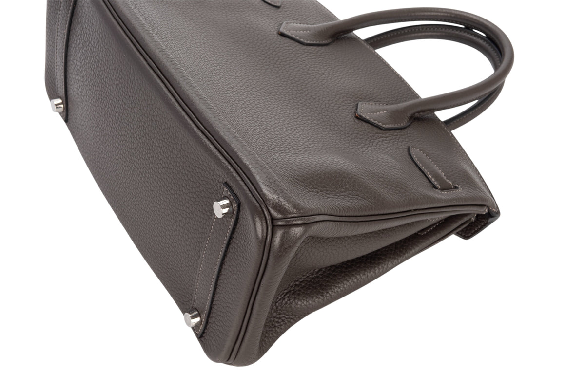 Hermès Birkin 30 Graphite Togo Palladium Hardware - view 14