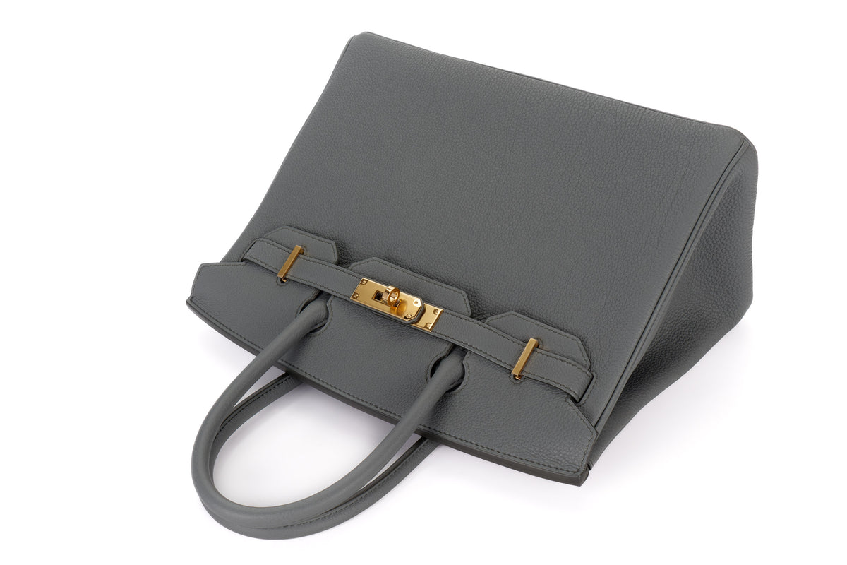 Hermès Birkin 30 Vert Amande Togo Gold Hardware - view 8