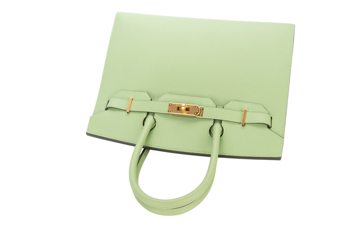 Hermès Birkin 30 Vert Criquet Epsom Sellier Gold Hardware - view 8