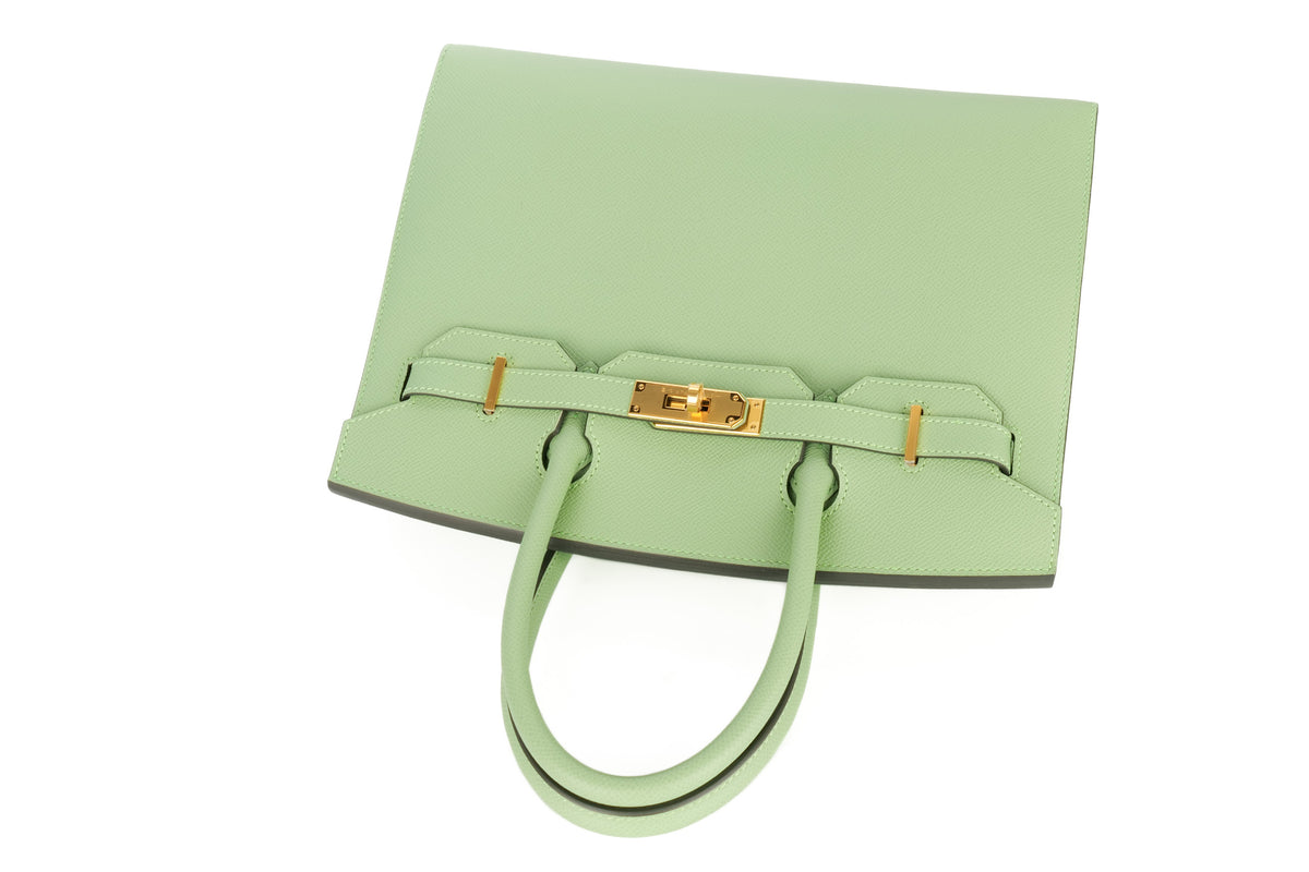 Hermès Birkin 30 Vert Criquet Epsom Sellier Gold Hardware - view 8