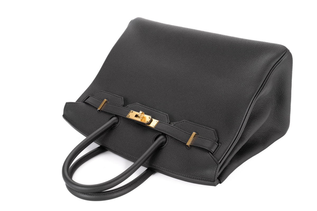Hermès Birkin 35 Noir - Black Togo Gold Hardware - view 8