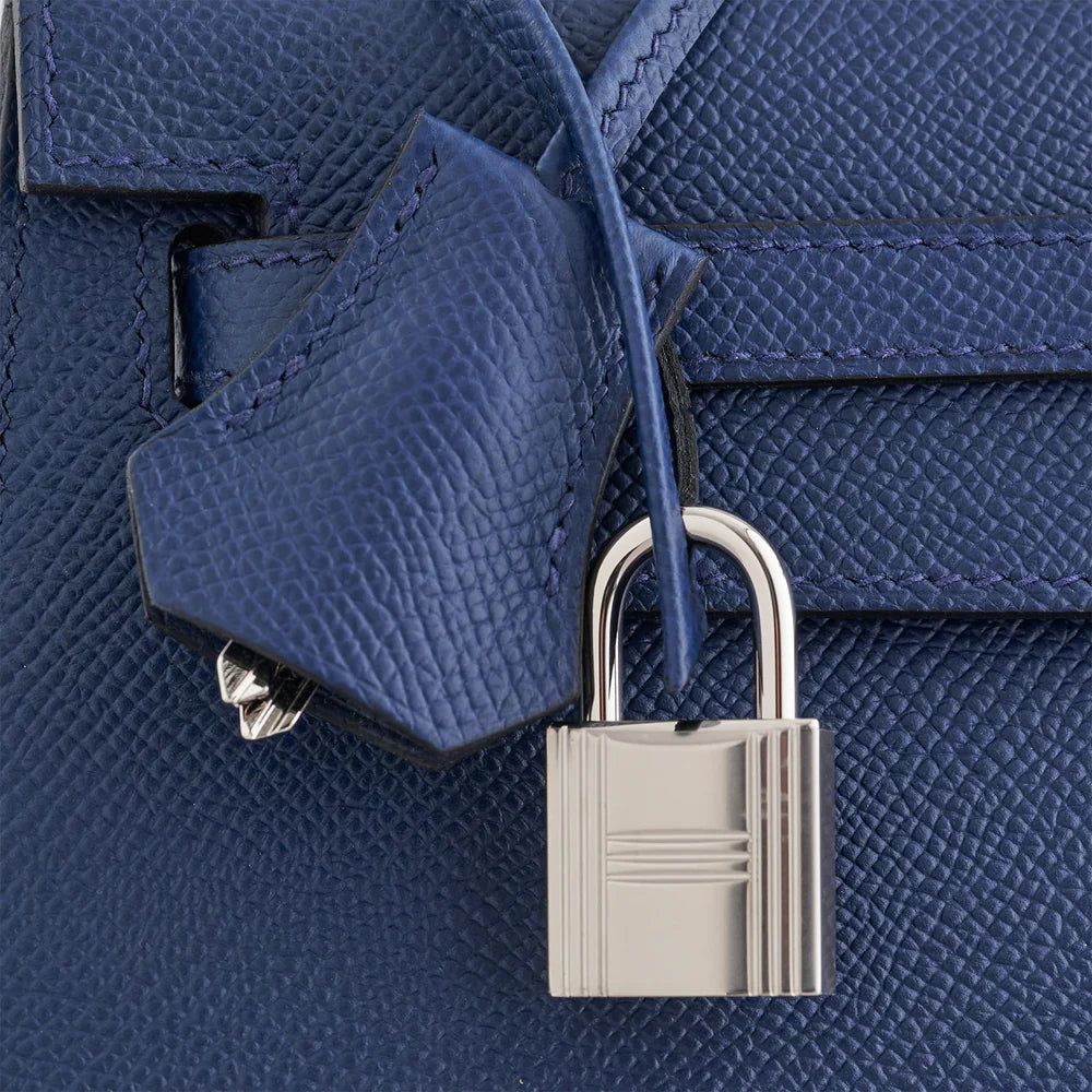 Hermès Kelly Sellier 25 – Blue Navy Epsom with Palladium Hardware