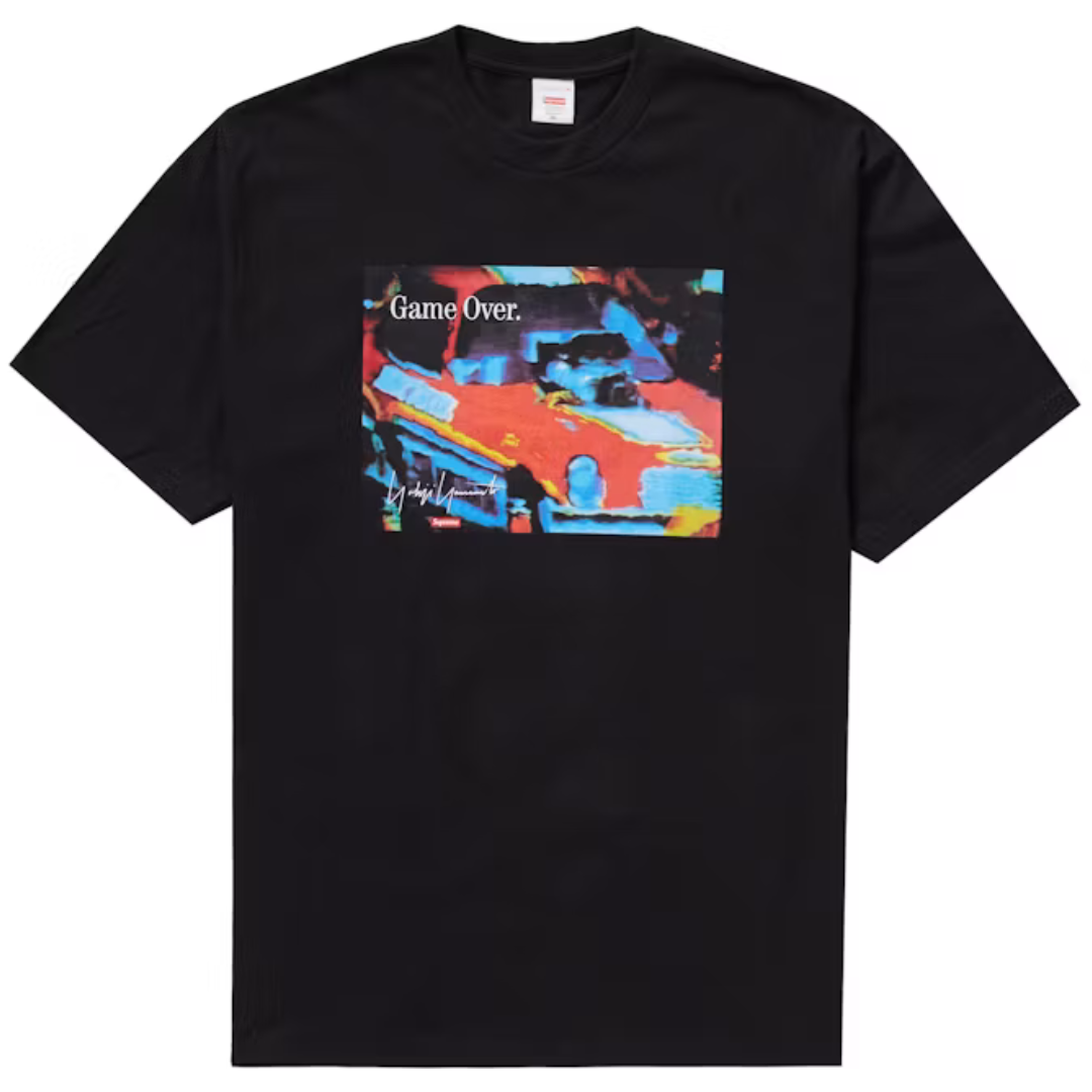 SUPREME YOHJI YAMAMOTO GAME OVER TEE BLACK by SUPREME