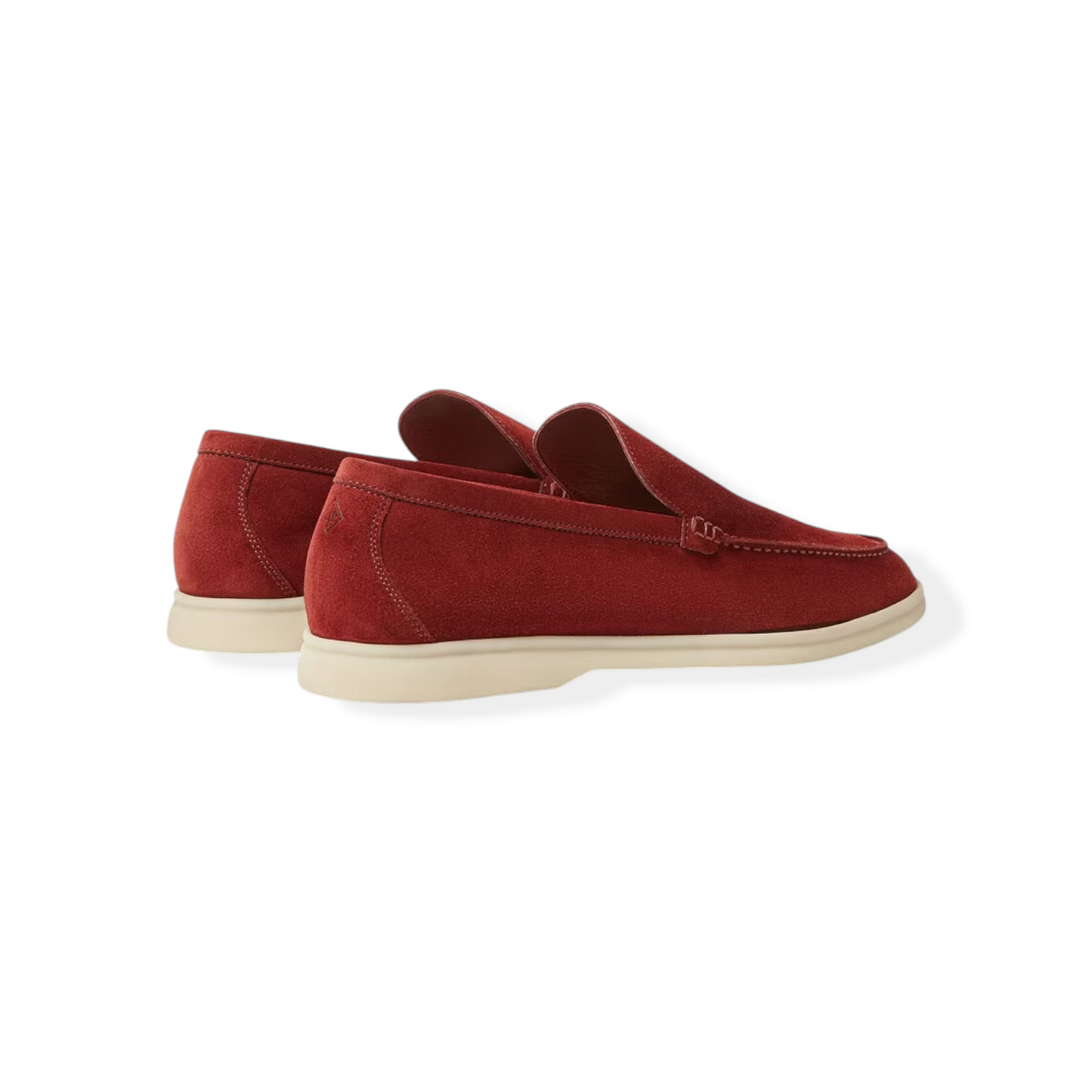Loro Piana Summerwalk Loafers – Dried Red Suede