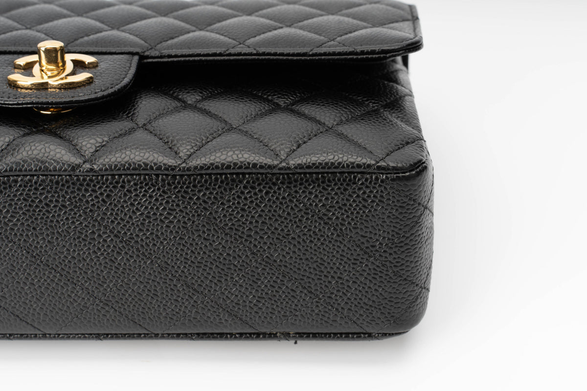 Chanel Medium Classic Flap Black Caviar - view 8