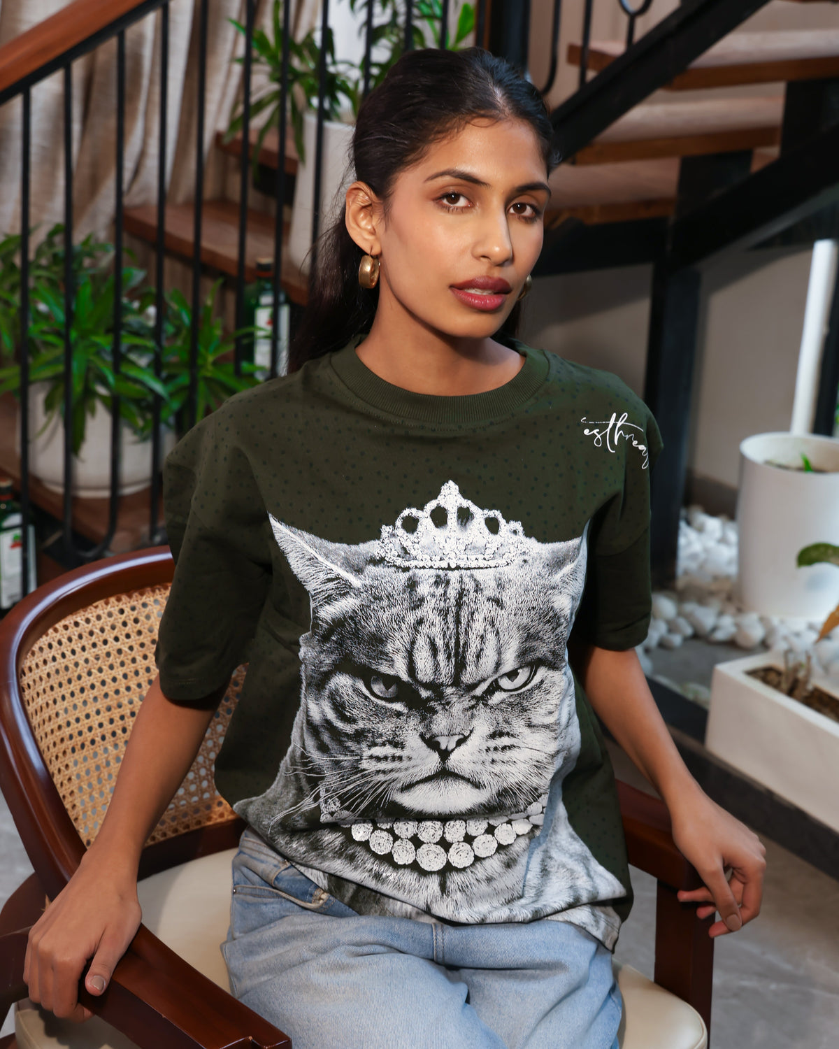 CaQueen | Forrest Green Tshirt by esthreall