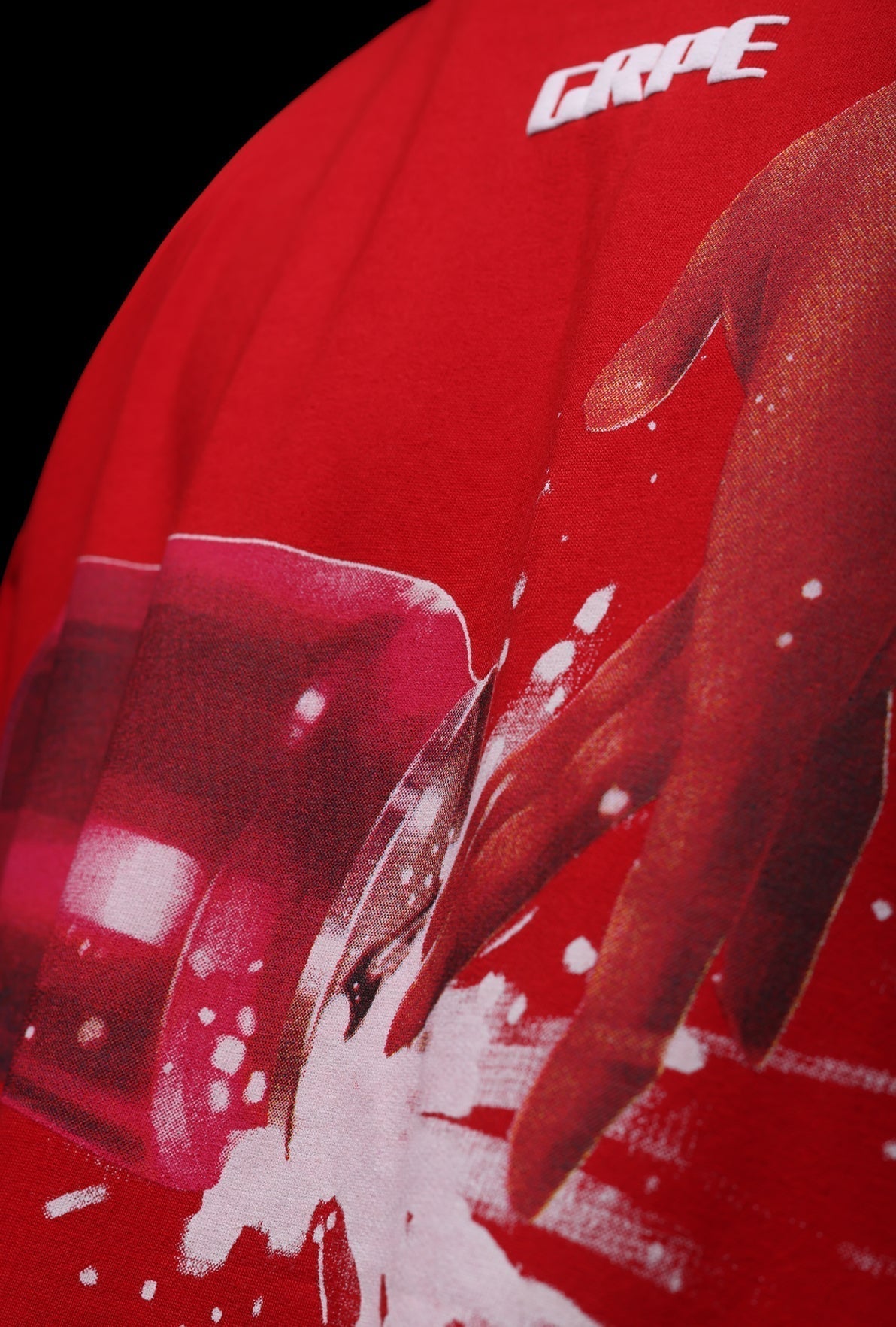 RED LIQUID DESIRE T-SHIRT by GRYAPE