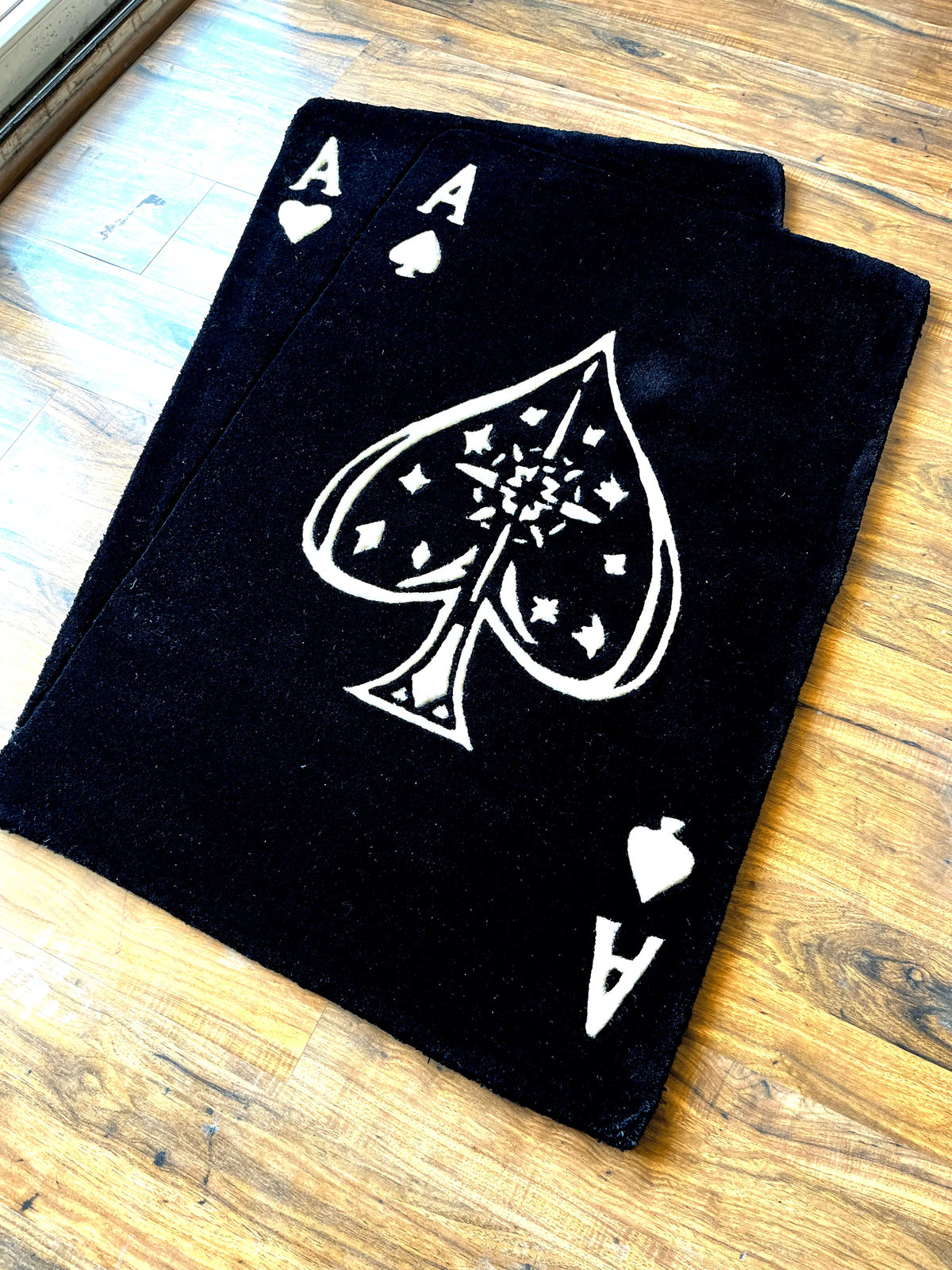 Ace Card Hand Tufted Custom Rug by The Drip Co. by THE DRIP CO. RUGS