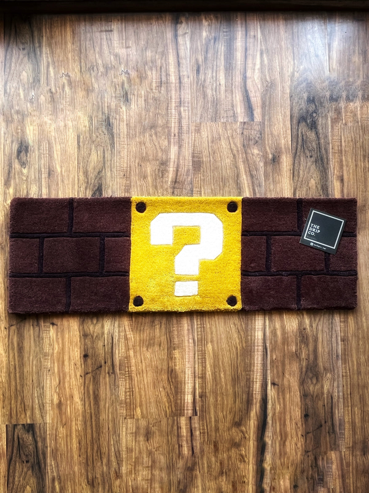 Mario Block Custom Rug by THE DRIP CO. RUGS